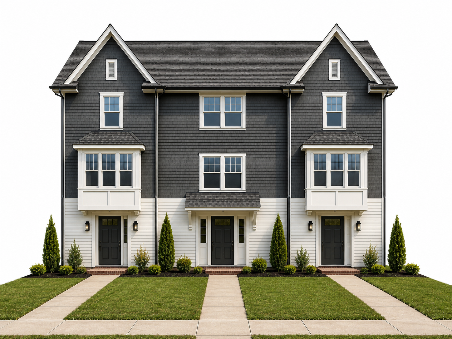 Jenkins — close-up exterior rendering at dusk